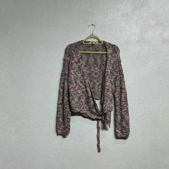 Urban Outfitters Purple Stevie Gumdrop Wrap Cardigan Sz S NWOT - Picture 2 of 11